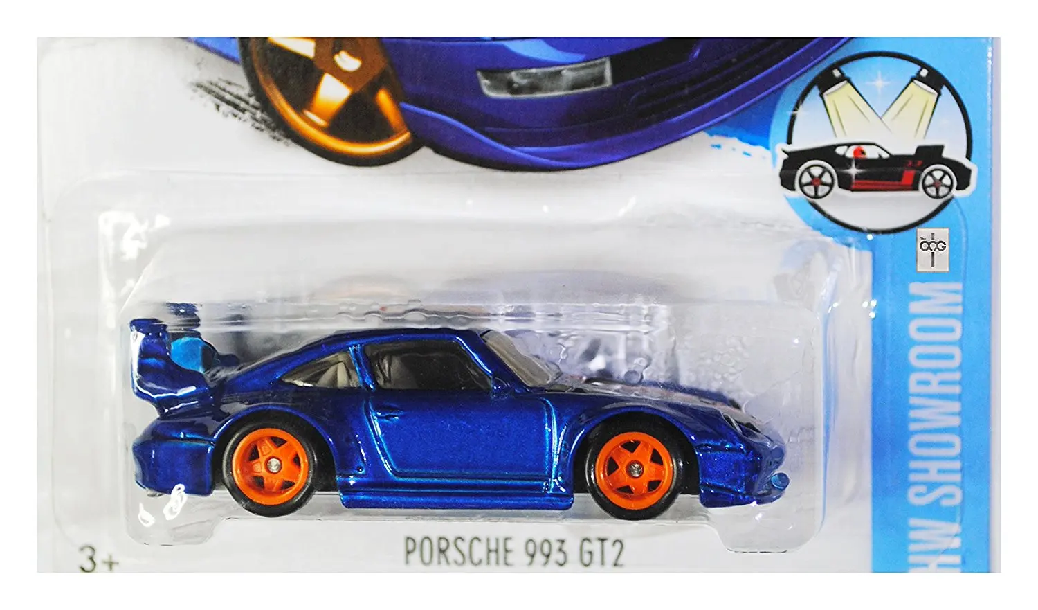 Hot Wheels Porsche 993 Gt2 Dark Blue 2016 HW Showroom Chrome Orange Pr5 for sale online