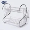 Kitchen 2 Tier Stainless Steel S Dish Drying Rack - Dish Drainer Rack