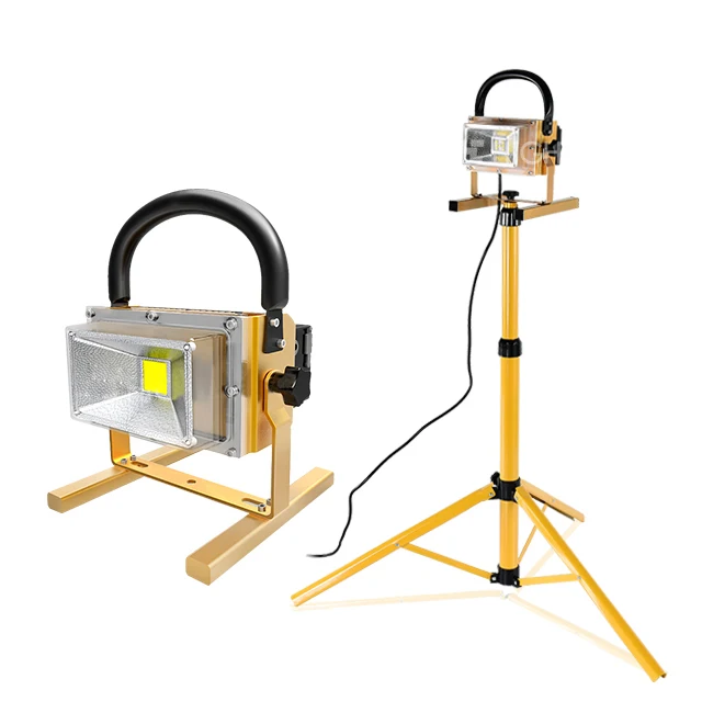 Rechargeable High Lumen 30w Portable Battery Powered Led Flood Light