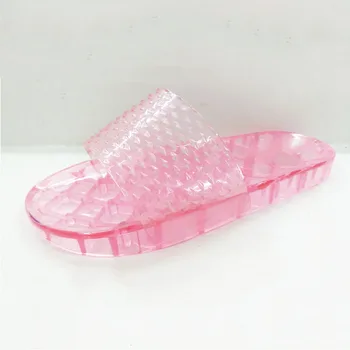 transparent jelly sandals