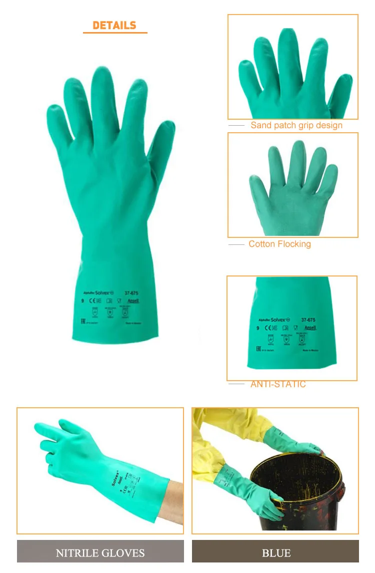 Ansell Oil And Gas Resistance Butyl Cleaning Gloves Buy Ansell