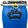 55L stainless steel oil drum with galvanized lever lock ring