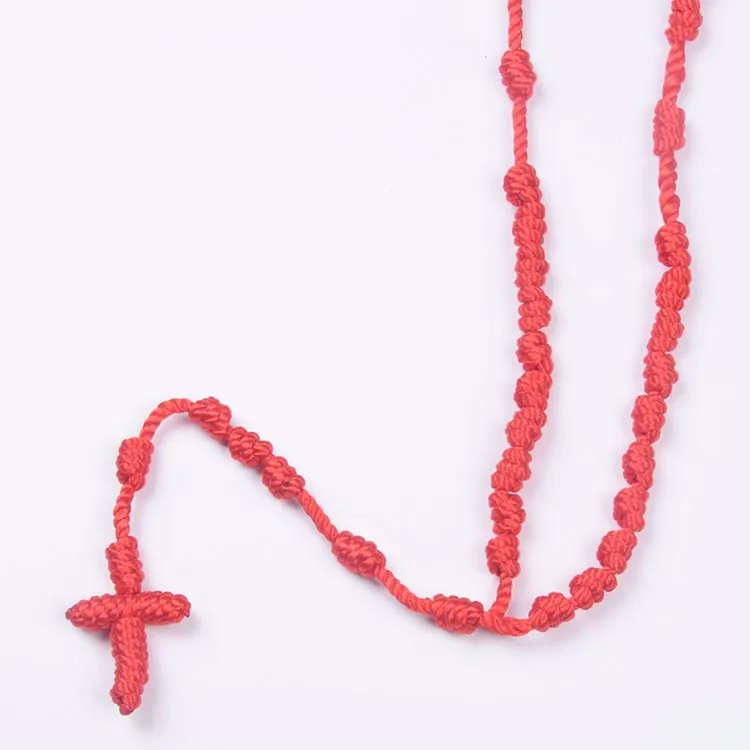 Nazareth Store La Perla Viola cattolica borda la Collana del Rosario 6pcs La Nostra Rosa di Lourdes Medaglia & La Croce 