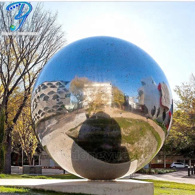 2000mm  Outdoor Decorative Stainless Steel Gloss Ball