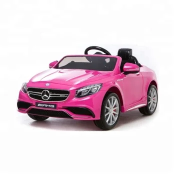 pink mercedes baby car