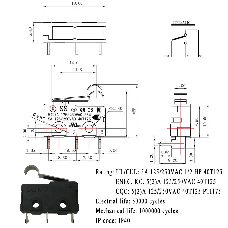 Kw3 Oz Micro Switch 10a 250v T85 5e4 - Buy Kw3 0z Green Micro Switch ...