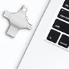 amazon otg USB 2.0 Memory Functions in One U Flash Disk for iPhone/iPad/andr 4 in 1usb Flash Drive