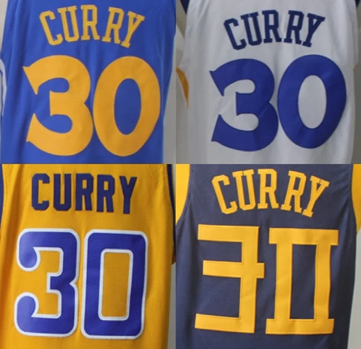 stitched curry jersey