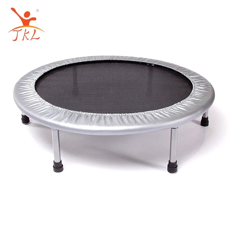 Heavy Duty Rebounding Surface 40 Inch Foldable Silver Mini Trampoline
