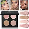 Hot Selling 4 color Concealer Palette Makeup Concealer Shading Powder Face Highlighter