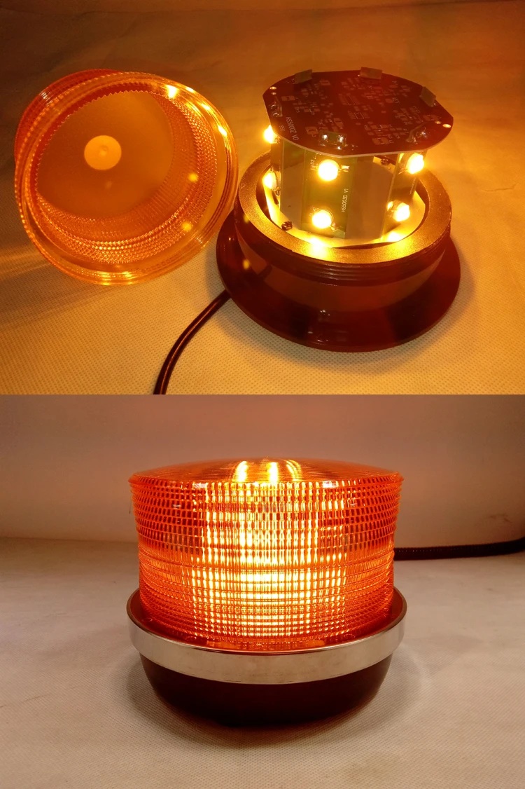 2018 12w amber emergency flashing lights red blue yellow white