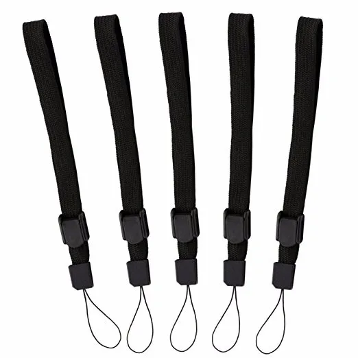 Hand Wrist Lanyard Strap 8.2 Inch Braided Nylon Elastic Lanyard For