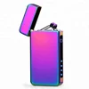 2018 New Arrival USB Lighter With Battery Status, Metal touch sensitive charging dual arc cigarette lighters