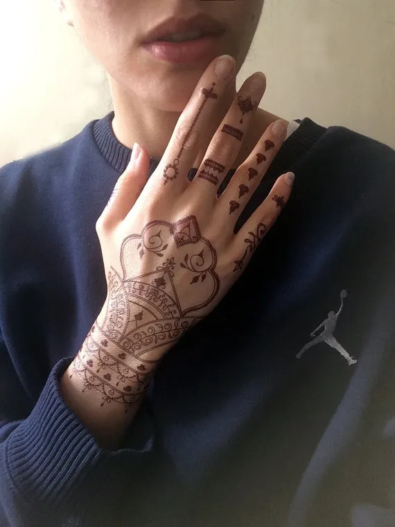indian henna stencil tattoo sticker fashion design and high indian henna stencil tattoo sticker fashion design and high