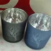 glass tree pattern candlestick Electroplating process candlestick