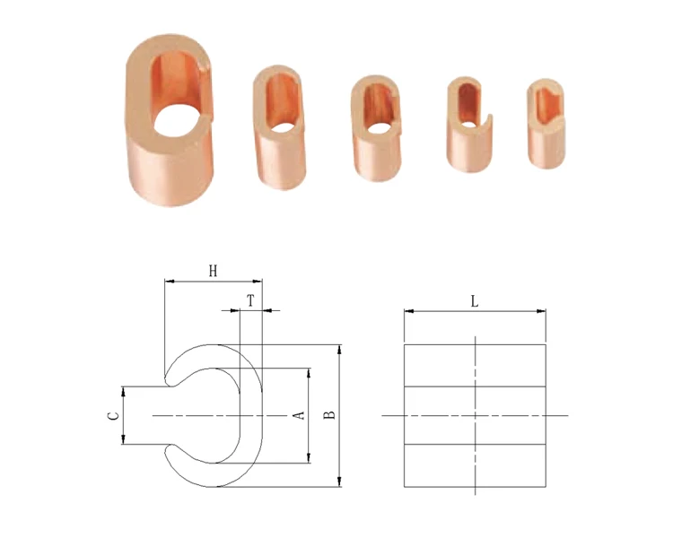 High Quality Copper Earth C Clamp