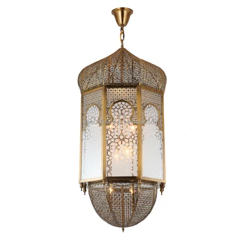 Moroccan Hanging Light Decoration Wrought Iron Handmade Large Moroccan Hanging Light Decoration Wrought Iron Handmade Large Pendant Lighting Muslim Arabic