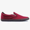 Slip-On Red Canvas Casual Shoes For Men Comfortable Sneakers