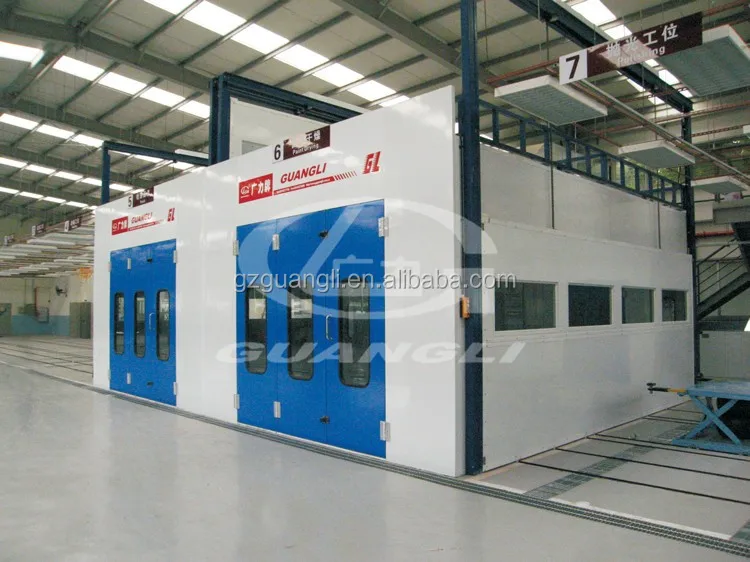 Professional Manufacturer Auto Powder Coating Line car paint heater spray booth with CE n1.jpg