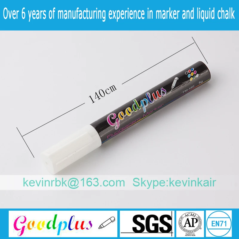 Artline Chalk Marker 6mm White Color Washable Liquid Chalk Markers Dry