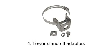 cable fixing clip for gps feeder cable clamp