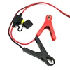 12V 24V 10A 15A Large Current Car Battery Alligator Clip Cable With Car Cigarette Plug Or Socket