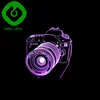 Best Gift Creative 3D acrylic camera shape LED night light lamp with remote control