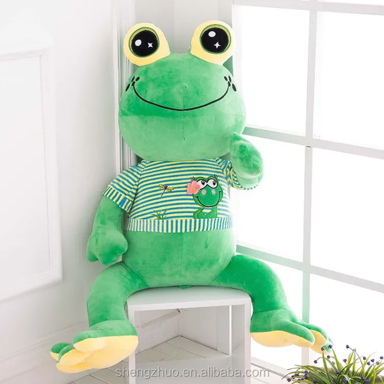 Fluffies Small Frog Plush