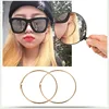 Fashion custom size circle rings hoop huggie earring jewelry