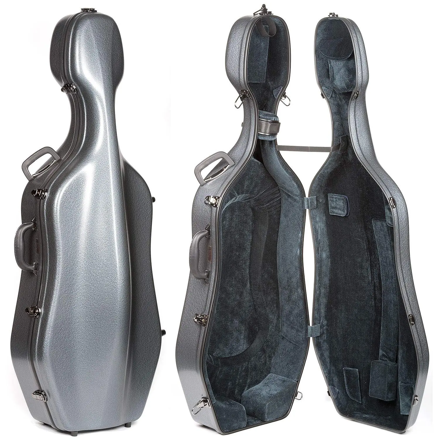 Eastman CL18 Classic Black 4/4 Cello Case with Velvet Interior