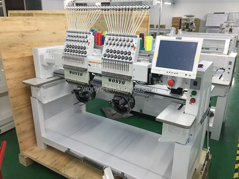 Double Head 12 Needle Sequin Embroidery Machine Price For Sale - Buy ...