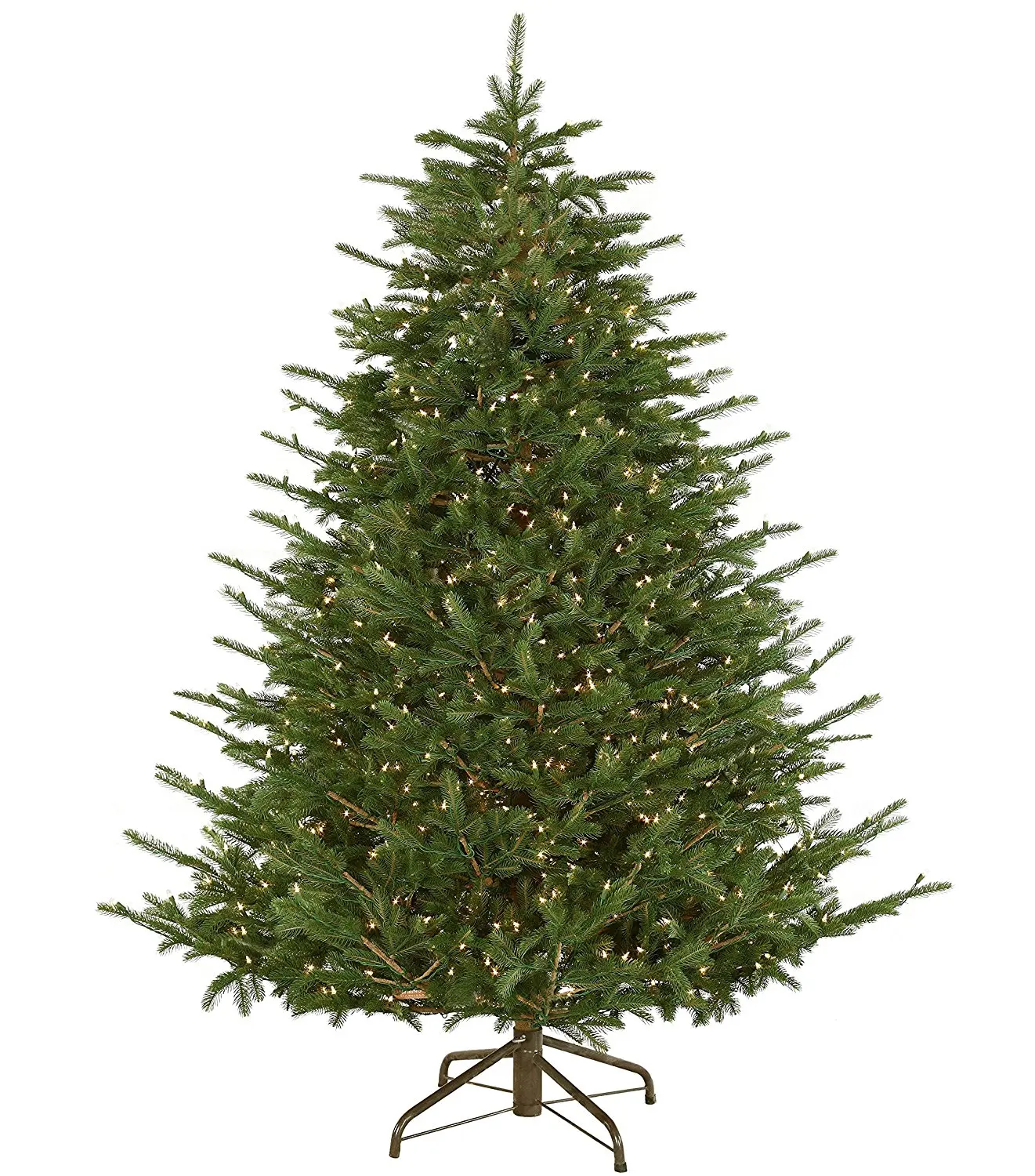 Get Quotations · Santa s Own Ultimate Pre Lit 7 5 Foot Fraser Fir Christmas Tree 1050 Stay