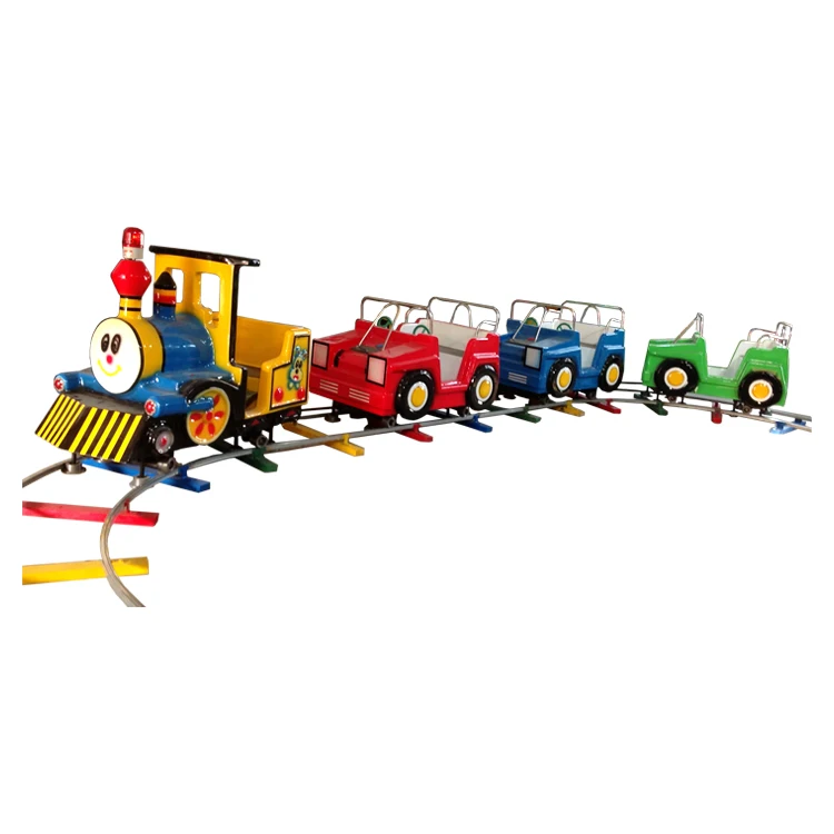 Amusement park rides equipment manufacturer small kids mini ride track trains