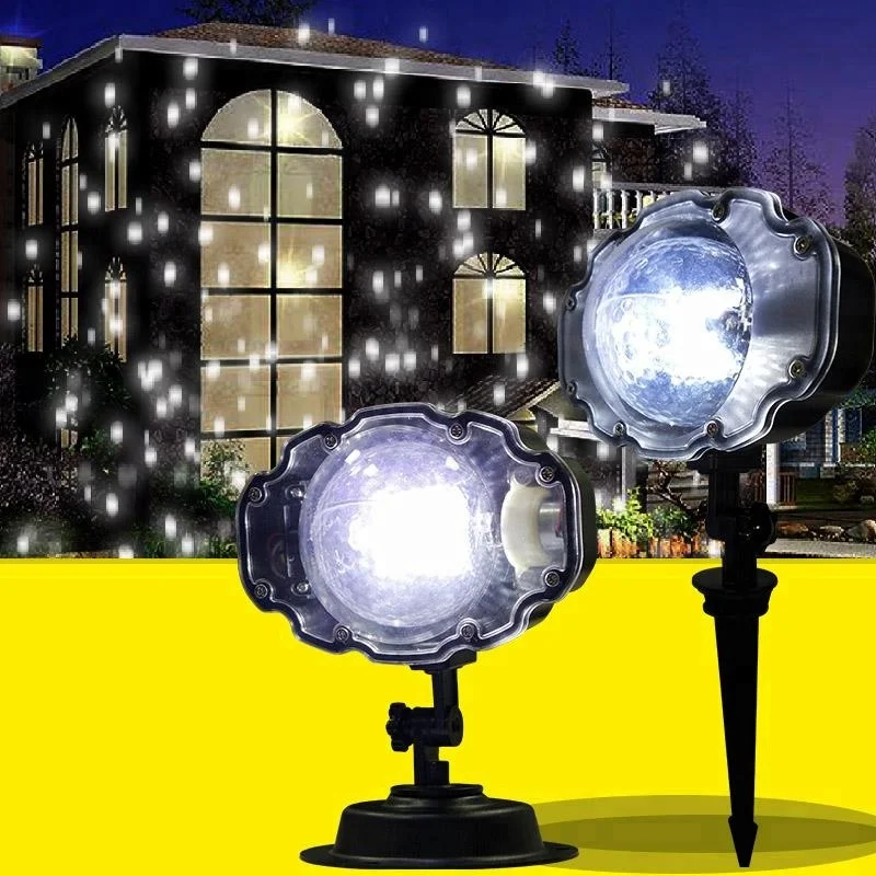 factory price outdoor festival snow christmas light projector