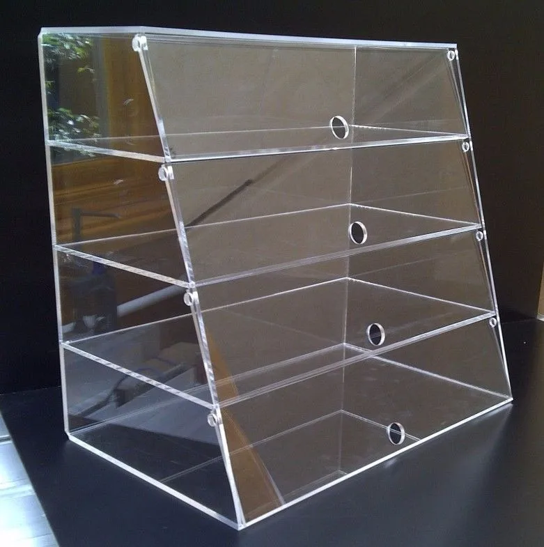 Acrylic Glass Bakery Cake Display Rack Case And Showcase Counter - Buy ...