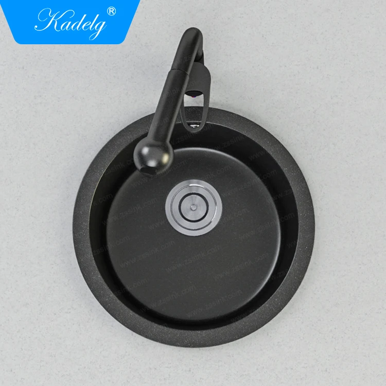 New Product Ideas Round Shape Composite Kitchen Sink Granit