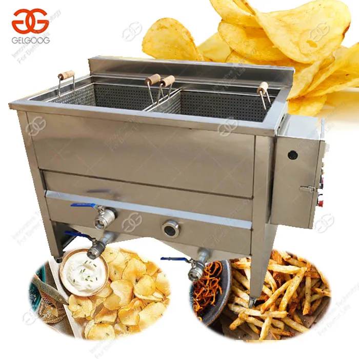 Commercial Automatic Free Standing Electric Double Single Basket Potato