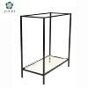 Julei DJ-MB01 Knock down design Single Metal Bed frame 4 poster platform slat bed frame Case bed