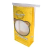 Factory Square Bottom Food Package Custom Branded Logo See Through Window Heat Seal Paper Popcorn Bags