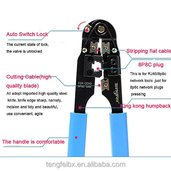 Crimping Tool For Rj45 Keystone Cable Crimping Tools,Rj45