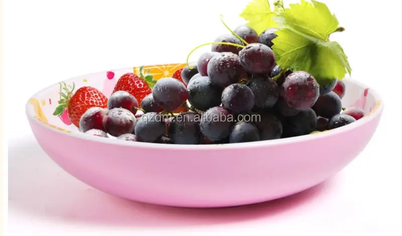 2 Color Melamine Fruit Bowl Custom Print