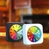 Zogift 2019 trending product Small cubic shape colorful table alarm clock