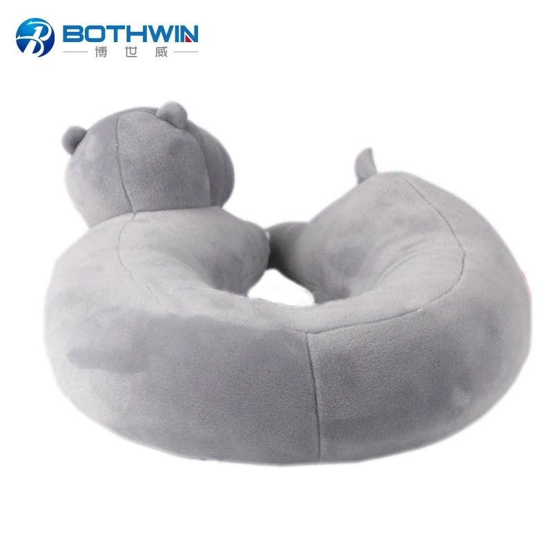 hippo neck pillow