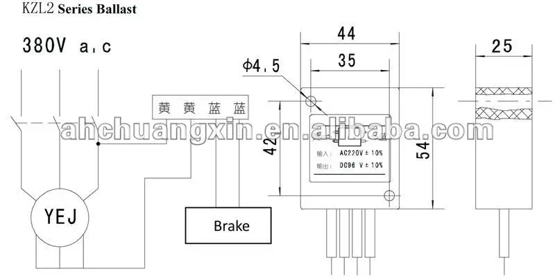 Brake rectifier type pbr 1100 схема подключения