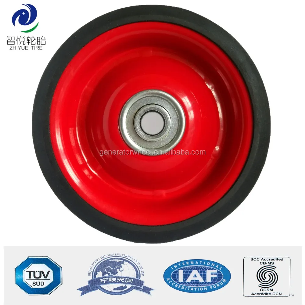 4 Inch Small Solid Rubber Wheel With Bearing For Luggage Trolley Buy
