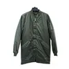 High quality hooded men long army green winter parka jackets