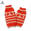 Wholesale Cheap Warm Hand Made Maple Leaves Stripe Dog Sweater
