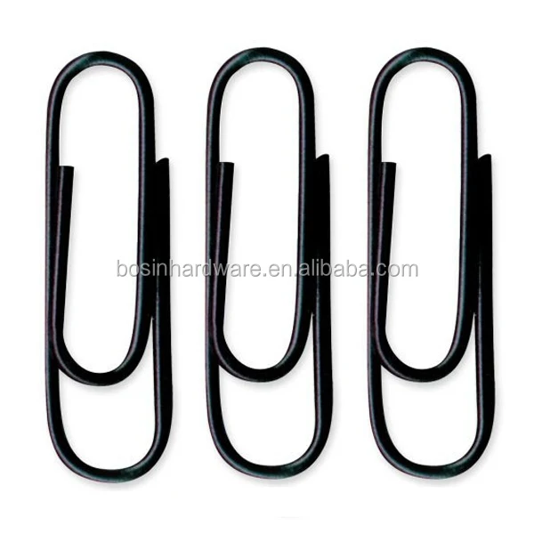 Fashion High Quality Metal Black Paper Clips Buy Black Paper Clips