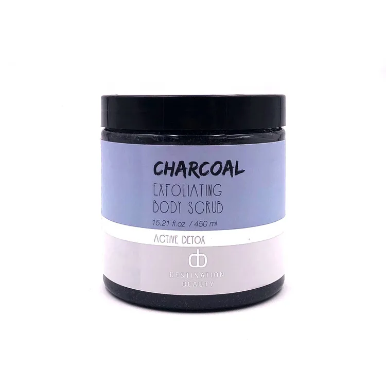 Thailand Indonesia Bulk OEM Charcoal Body Scrub Exfoliate Private Label Body Scrub