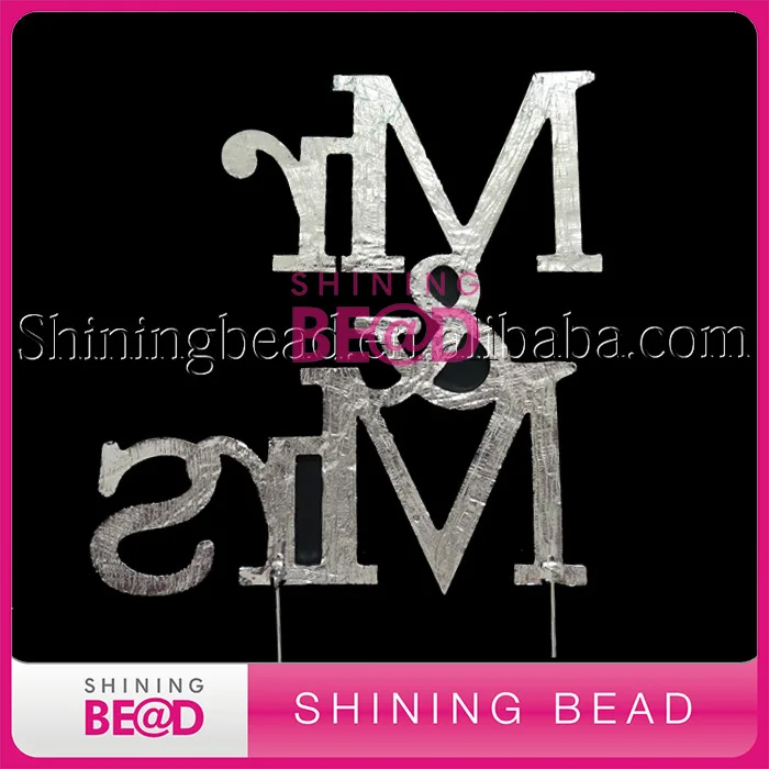 wedding, engagement wholesale supplies rhinestone mr & mrs cake topper